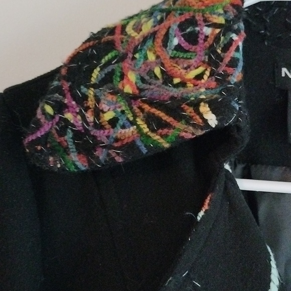 Neslay Paris black wool jacket size S - Picture 6 of 11